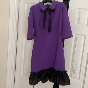 Purple Cristina Gavioli Collection dress sz US 8/IT42/FR38